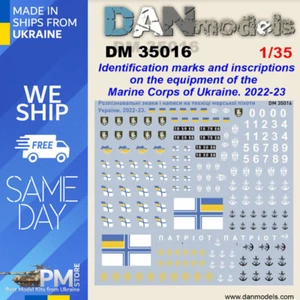 Dan Models 35016 1/35 Identifikationsmarken und Aufschriften Marine Corps Ukraine - Bild 1 von 2