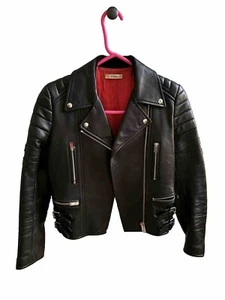 Celine schwarze Lederjacke Vintage  - Bild 1 von 5