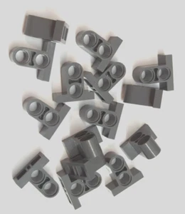 LOTE CONECTOR TÉCNICO LEGO GRIS AZULADO OSCURO / TAMAÑO 1x2 / CANTIDAD 15x / Parte #32530 - Imagen 1 de 2