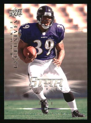 Ray Rice 2008 Upper Deck Rookie Exclusives #RE42 FOOTBALL Card - Image 1 of 2
