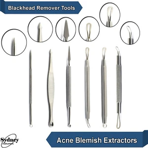Comedone Extractor Blackhead Whitehead Pimple Spot Remover Popper Blemish - Bild 1 von 8