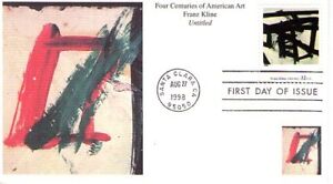 Estados Unidos Pintura Franz Kline sobre Primer día año 1998 (N-855)
