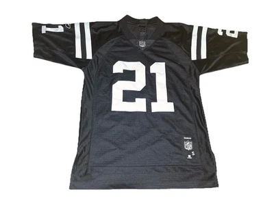 俄克拉荷马州牛仔巴里·桑德斯足球黑色球衣 #21(小号) — 第 1/4 张图片