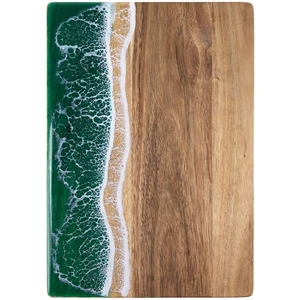 Ayiusdeza Ocean Wurstwaren Brett Harz Schneidebrett Handarbeit Bretter und T... - Bild 1 von 7