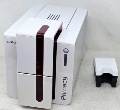 Evolis Primacy Expert ID Badge Card Printer PM1H0000RS (No Power Supply) - Image 1 of 4