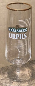 Vaso de cerveza con tallo alemán KARLSBERG URPILS grande de 14” 2 litros de colección raro - Imagen 1 de 4