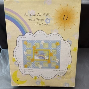 12 Month Photo Album Plus 320 6”x4” Add Photo Pockets Jesus Keeps Me In HisSight - Picture 1 of 9