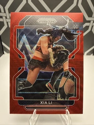 2022 Panini Prizm WWE Xia Li #158 Ruby Wave - Image 1 of 2