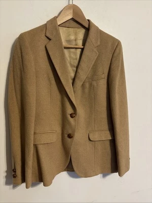 Blazer 100% Mongol Camello Camello Telar por Warren de Stafford, Lady Bowdon S/M Foto 1 de 4