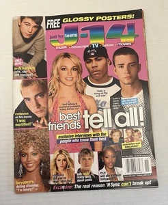 Vintage J-14 Teen Magazine Posters Oct. Nov 2002 Eminem Justin Shakira Beyoncé - Imagen 1 de 24