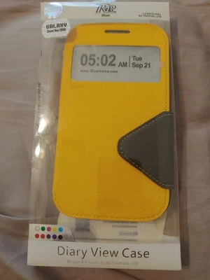 Custodia Roarkorea Samsung Galaxy Grand NEO i9060, nuova, gialla, made in Korea - Immagine 1 di 2