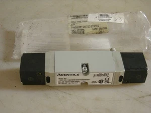 Aventics 122BB400K000030 Dual Solenoid Valve 120 VAC Coils - Picture 1 of 3