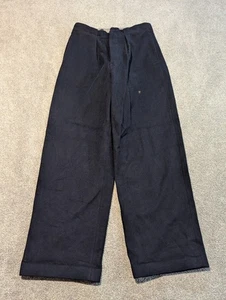 Pantalones del ejército sueco para hombre 30x31 azul pantalones militares lana vintage años 50 GKA - Imagen 1 de 8