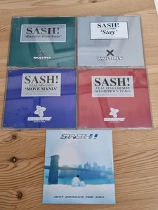 5 x SASH! CD Singles Encore Une Fois-Stay-Move Mania-Mysterious Times-Just...... - Picture 1 of 1