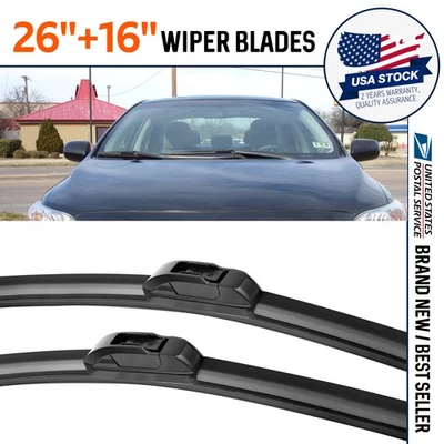 Limpiaparabrisas delantero híbrido para Infiniti G37 2008-2013 par 26" 16" Foto 1 de 4