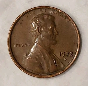 1972 D Lincoln Penny Unique Error-missing 'L' Liberty - Picture 1 of 12