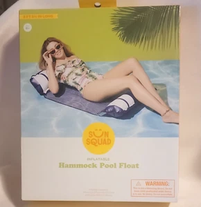 "Hamaca inflable flotante piscina Sun Squad 41 1/4"" de largo x 27 9/16"" x 5 1/2" - Imagen 1 de 9