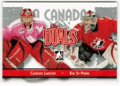 2007-08 Charline Labonte - Kim St-Pierre In The Game O Canada Duals - Image 1 of 2