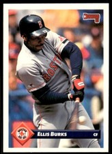 1993 Donruss Baseball Card Ellis Burks Boston Red Sox #33