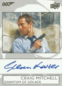 Upper Deck James Bond Collection 2019: Glenn Foster "Mitchell" Autogrammkarte - Bild 1 von 1