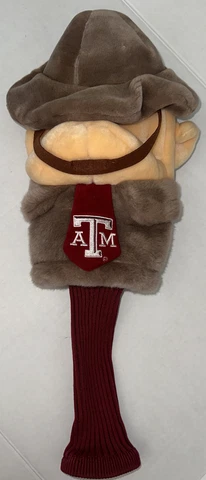 Team Effort Texas A&M Aggies Sarge Football NCAA Mascot Driver Club Head Cover Cover