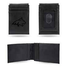 Montana State Bobcats Laser Engraved Black Front Pocket Wallet/Money Clip