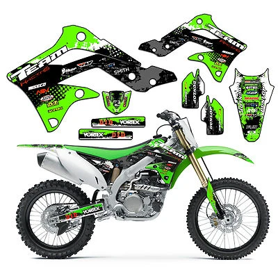 KAWASAKI KX 125 250 KX125 KX250 1999-2002 KIT GRÁFICO CALCOMANÍAS DECORACIÓN MX 2001 2000 Foto 1 de 3