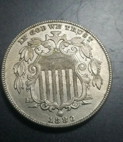 1883 shield nickel Cover