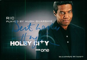 Ric - Hugh Quarshie - Holby City - Signed Autograph