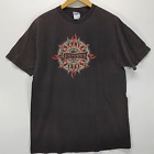Vintage Godsmack Shirt Adult Large 2006 Concert Tour Brown Preshrunk Men Tee