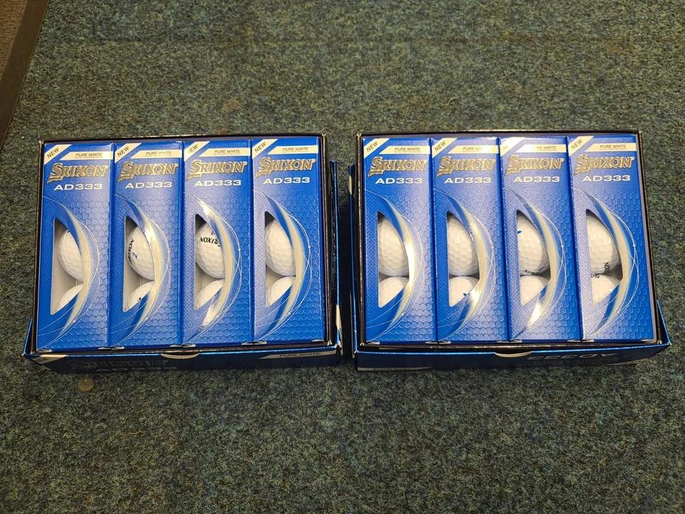 Srixon AD333 Golf Ball, ‎Men's, 24 Balls - White.. Golf Christmas Present  - Image 1 of 1