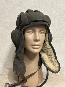 Casco Tankman Original Vintage Soviético URSS Tankman Gorra Peaked Tankman. - Imagen 1 de 14