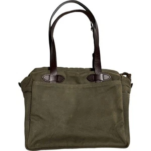 Filson Rugged Twill Tote Bag Zipper Otter green - Picture 1 of 7