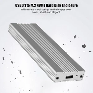 Usb3.1 To M.2 Nvme Hard Disk Box Ssd Case Enclosure Ngff Pcie To Type C Adap HLF - Afbeelding 1 van 12