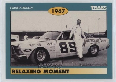 1992 Traks Benny Parsons Limited Edition Benny Parsons Relaxing Moment #6 HOF - Image 1 of 2