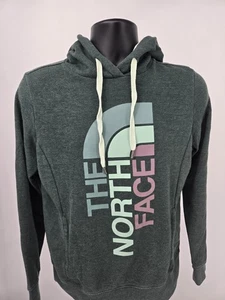 The North Face Women's Hoodie Medium Green Sweatshirt Pullover  Casual Hiking - Picture 1 of 14