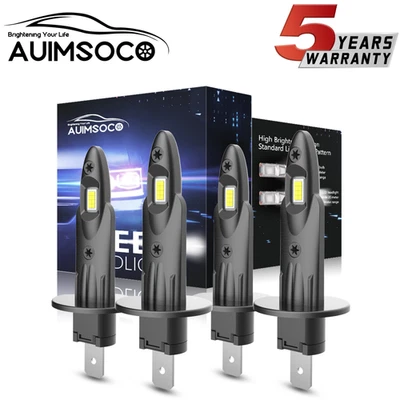 For Jaguar X-Type 2001-2008 4x H1 LED Headlight High Low Light Bulbs Xenon White - Image 1 of 4