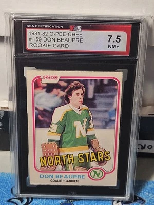 81-82 O-Pee-Chee Don Beaupre Rookie KSA 7.5 🚨🚨🚨 Minnesota North Stars  - Image 1 of 2