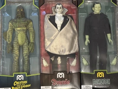 Mego Lote De 3 Horror Drácula, Frankenstein, Creature 14” Universal Monsters Novo - Imagem 1 de 4