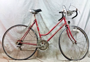 1984 Schwinn World Sport Touring Road Bike 53cm Small Lugged Steel Red Commuter~ - Picture 1 of 15