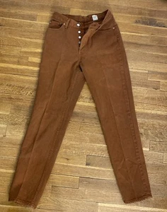 Women's Vintage Brown Levi High Waist Jeans 11 Medium (28x31) 17501-0670 USA - Picture 1 of 16