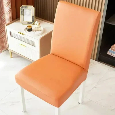 Funda Silla Cuero Espesada Todo Incluido Impermeable Impermeable Impermeable Estuche para Silla de Comedor Foto 1 de 4