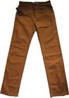 M&S Mens Marks and Spencer Brown Straight Jeans Size 43 Leg 28.5 LABEL FAULT