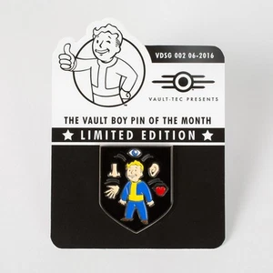 New! Enamel Fallout 4 Vault Boy Pin of the Month Perception - Picture 1 of 1