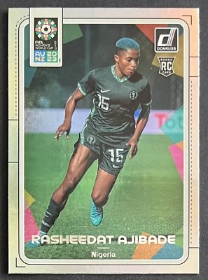 Rasheedat Ajibade 2023 Donruss FIFA Women's World Cup SILVER Rookie #125 NIGERIA - Image 1 of 2