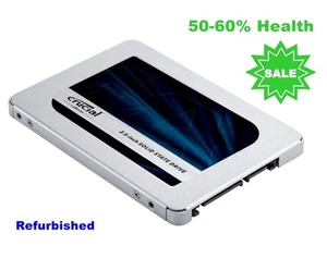 250GB Crucial MX200 interne SSD (50%-60% Health) Festplatte 2,5'' SSD #R3-F2 - Bild 1 von 1