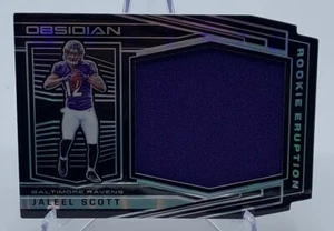 2018 Panini Obsidian Rookie Eruption Patch Jaleel Scott Baltimore Ravens /100 #4 - Bild 1 von 3