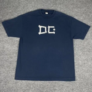 Vintage DC Shoes Skateboarding Bolts Logo Shirt Mens XL Y2K 90s Skater Grunge - Picture 1 of 8