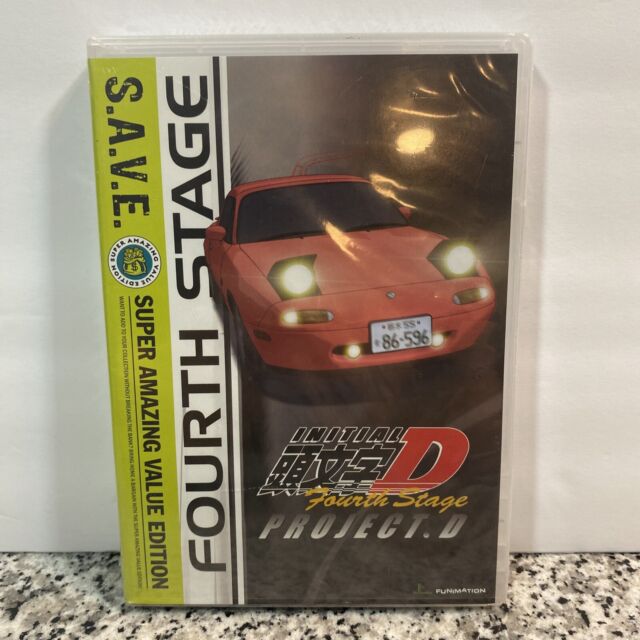 Initial D Complete Fourth Stage DVD 4th Part 1 One 2 Two Season 4 Four  Project D