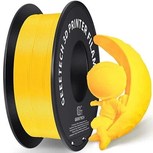 Filamento para impresora 3D GEEETECH PLA regular amarillo 1,75 mm 1 kg/rollo consumibles EE. UU. - Imagen 1 de 7